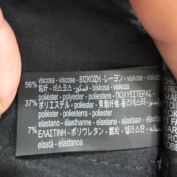 ZARA Men’s Slim Fit Dress Pants Black Size 36 NWT - Picture 9 of 12